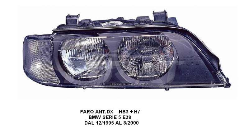 FARO BMW SERIE 5 E39 ANT.DX F/B - Clicca l'immagine per chiudere